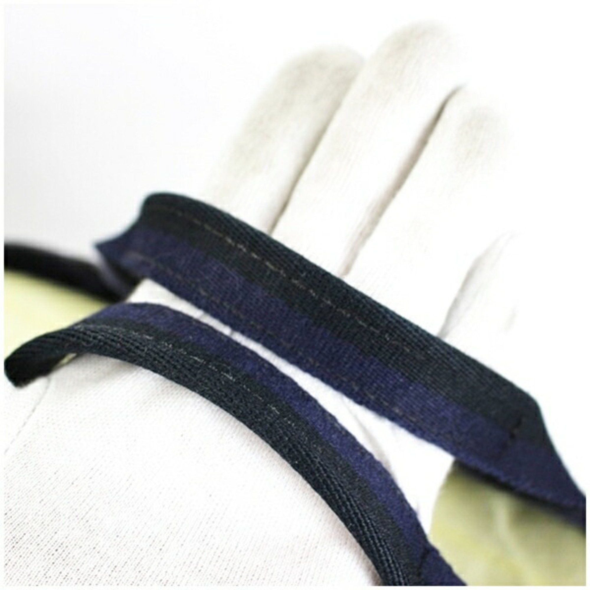 Hermes Hermes Foul Tote MM Canvas Bag Navy x Black HERMES Women's Men's Unisex Size ONE SIZE - 8 Thumbnail
