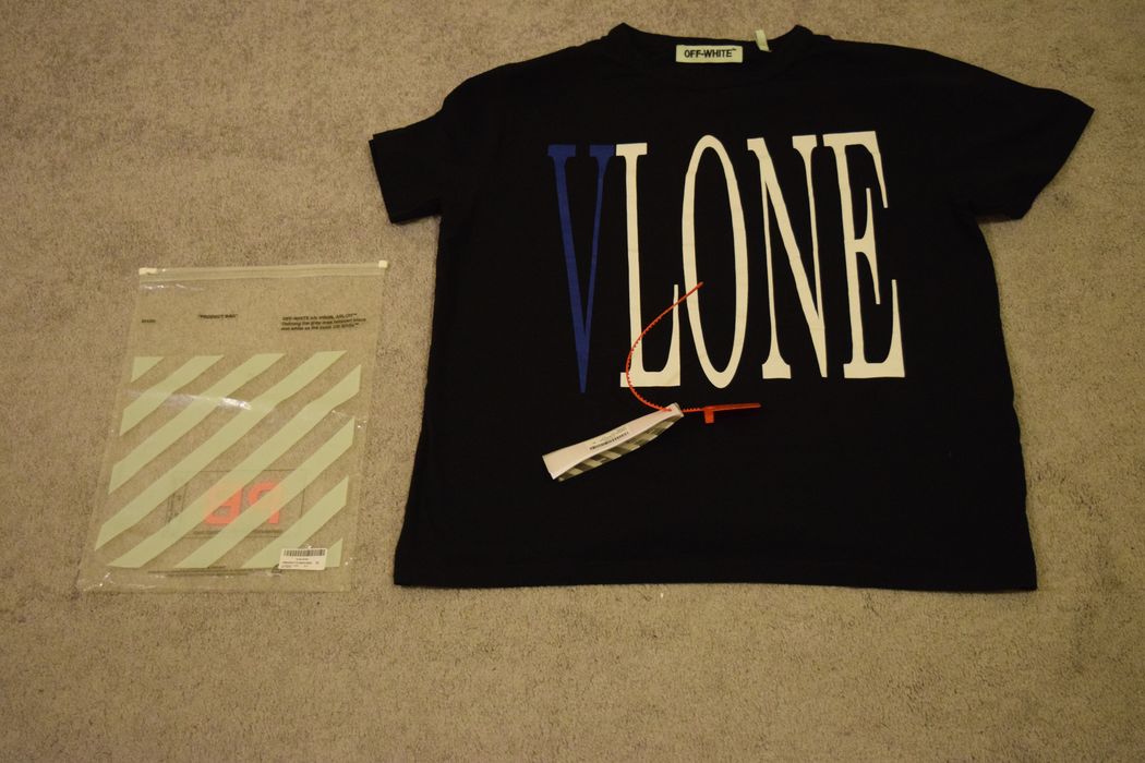 vlone x off white tee