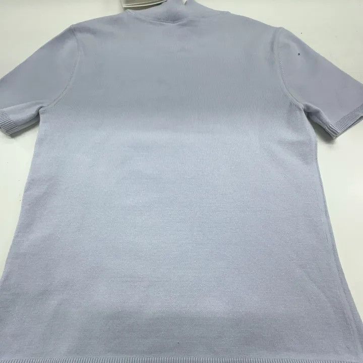 Alexander Wang Alexander Wang Logo Mock Neck Tee for Women 0079 Size XS / US 0-2 / IT 36-38 - 7 Thumbnail