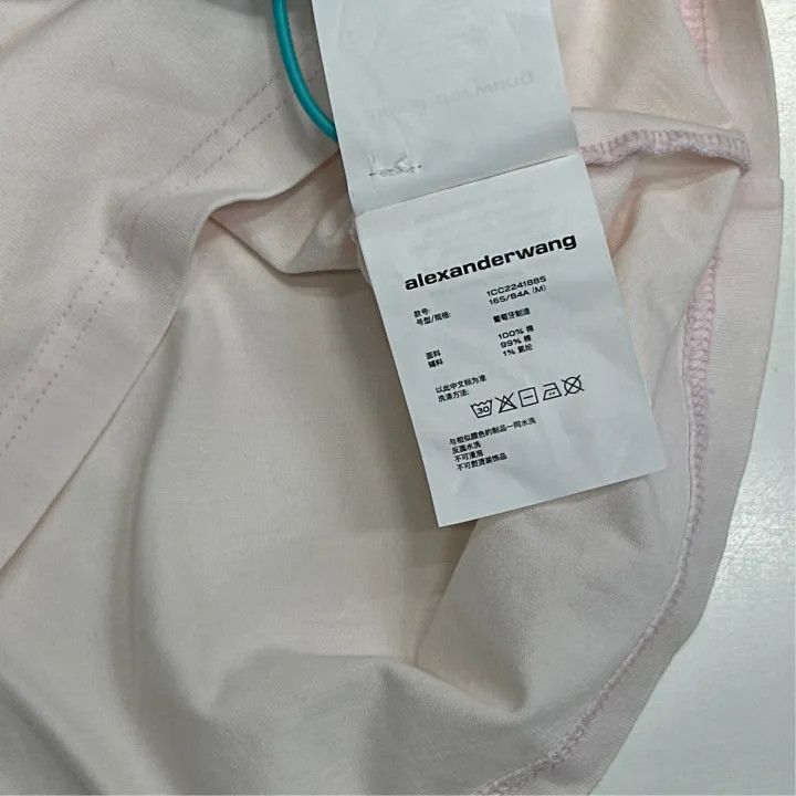 Alexander Wang Alexander Wang Pink Graphic Short-Sleeve T-Shirt 0079 Size M / US 6-8 / IT 42-44 - 4 Thumbnail