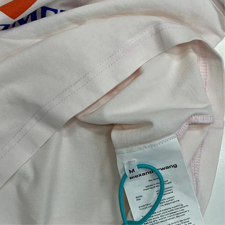 Alexander Wang Alexander Wang Pink Graphic Short-Sleeve T-Shirt 0079 Size M / US 6-8 / IT 42-44 - 3 Thumbnail