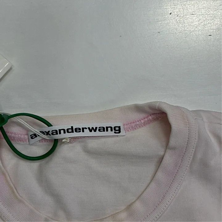 Alexander Wang Alexander Wang Pink Graphic Short-Sleeve T-Shirt 0079 Size M / US 6-8 / IT 42-44 - 2 Thumbnail