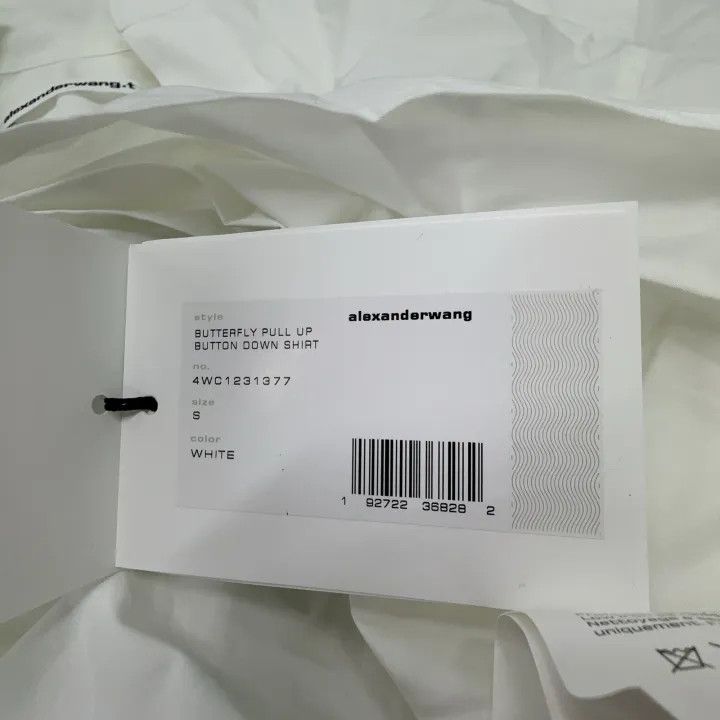 Alexander Wang Alexander Wang White Long Sleeve Shirt 0079 Size S / US 4 / IT 40 - 4 Thumbnail