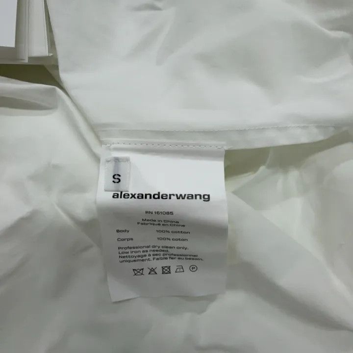 Alexander Wang Alexander Wang White Long Sleeve Shirt 0079 Size S / US 4 / IT 40 - 6 Thumbnail
