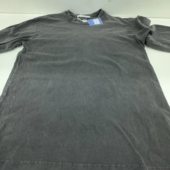 Alexander Wang Alexander Wang Gray Cotton Logo Long Sleeve T-Shirt 0079 Size XS / US 0-2 / IT 36-38 - 7 Thumbnail