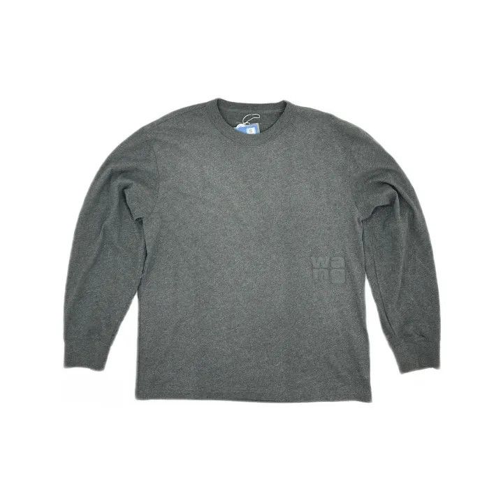 Alexander Wang Alexander Wang Grey Long Sleeve T-Shirt 0079 Size S / US 4 / IT 40 - 2 Thumbnail
