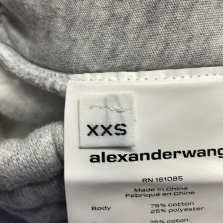 Alexander Wang Alexander Wang Women's Gray Pullover Shorts 0079 Size 22" - 6 Thumbnail