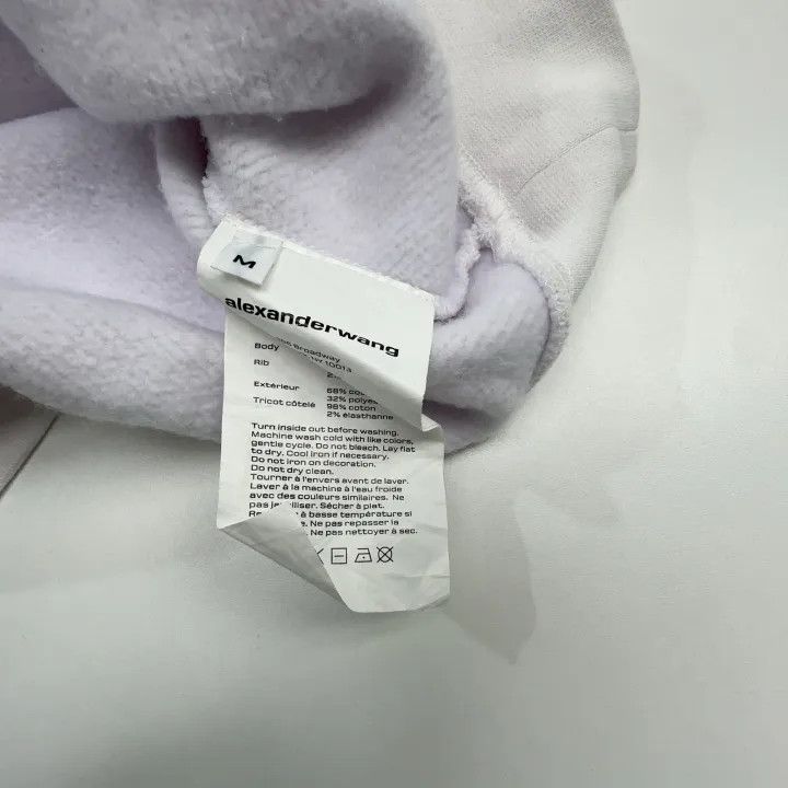 Alexander Wang Alexander Wang SS22 Logo Long Sleeve Sweatshirt 0079 Size M / US 6-8 / IT 42-44 - 3 Thumbnail