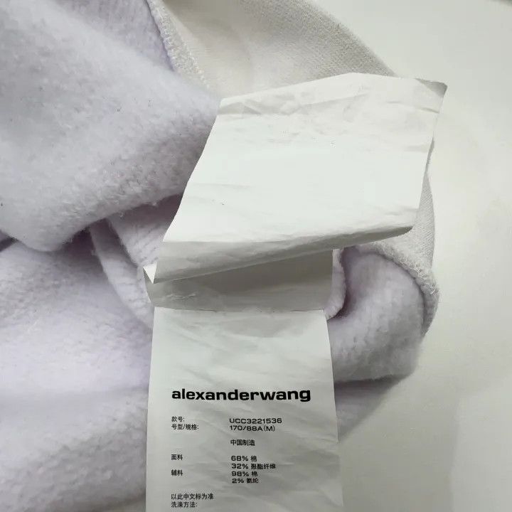 Alexander Wang Alexander Wang SS22 Logo Long Sleeve Sweatshirt 0079 Size M / US 6-8 / IT 42-44 - 4 Thumbnail