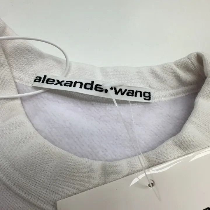 Alexander Wang Alexander Wang SS22 Logo Long Sleeve Sweatshirt 0079 Size M / US 6-8 / IT 42-44 - 6 Thumbnail