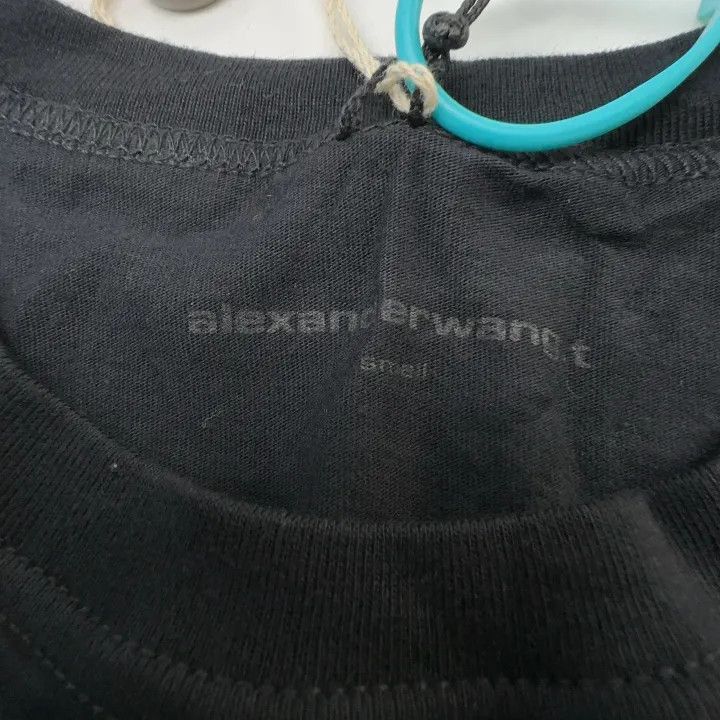Alexander Wang Alexander Wang SS22 Black Short Sleeve T-Shirt 0079 Size S / US 4 / IT 40 - 3 Thumbnail