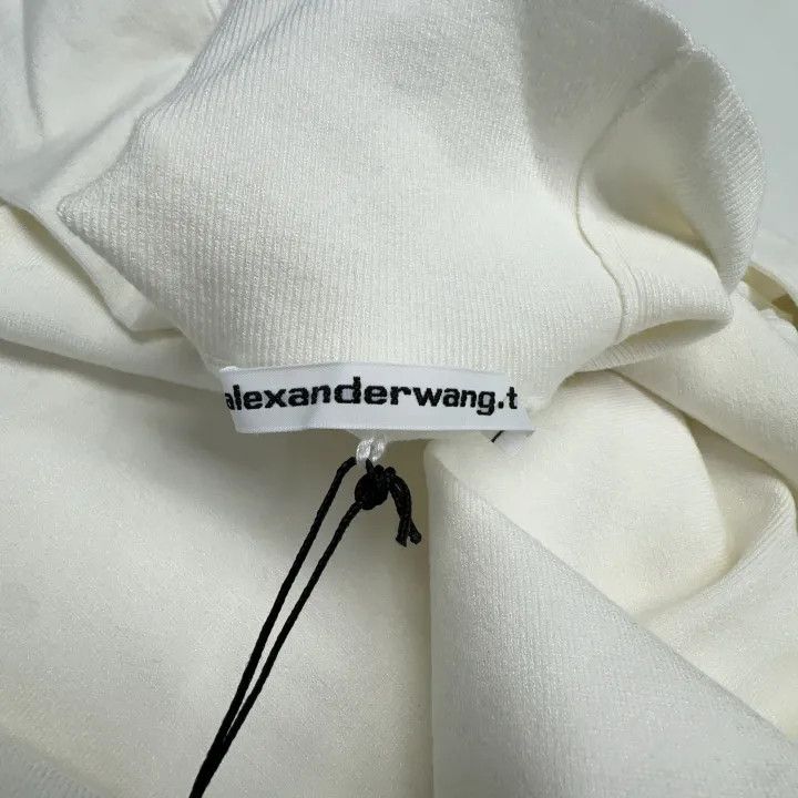 Alexander Wang Alexander Wang White High Neck Knit Sweater 0079 Size S / US 4 / IT 40 - 6 Thumbnail