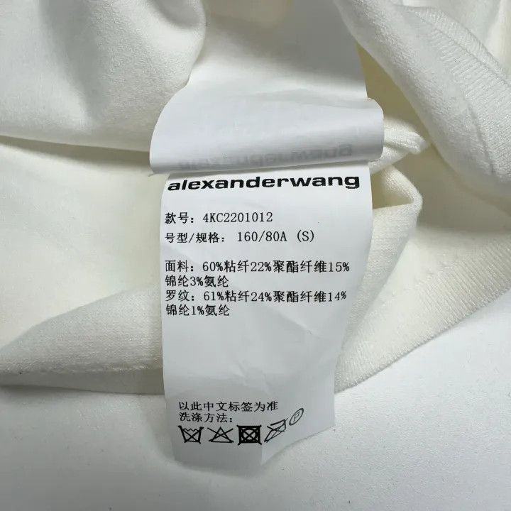 Alexander Wang Alexander Wang White High Neck Knit Sweater 0079 Size S / US 4 / IT 40 - 5 Thumbnail