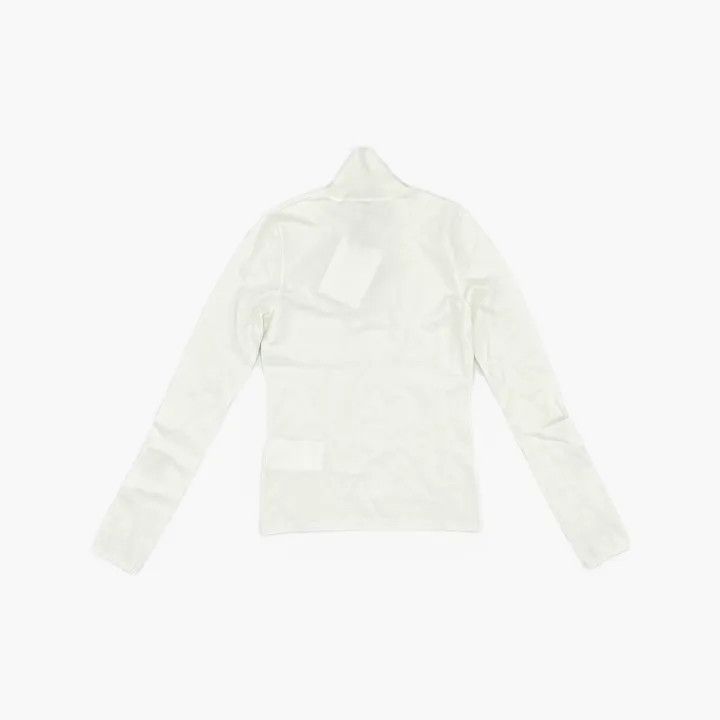Alexander Wang Alexander Wang White High Neck Knit Sweater 0079 Size S / US 4 / IT 40 - 3 Thumbnail