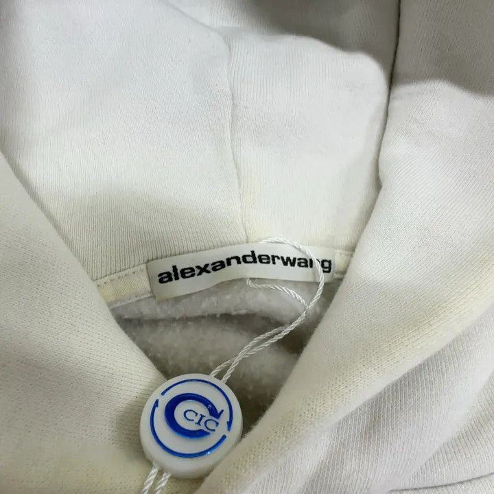 Alexander Wang Alexander Wang Money Logo Hoodie for Women 0079 Size L / US 10 / IT 46 - 5 Thumbnail