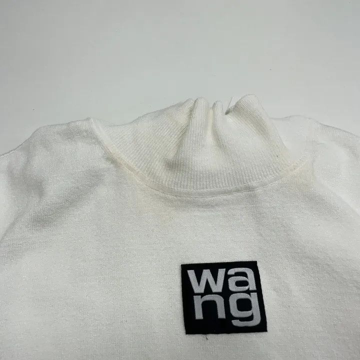 Alexander Wang Alexander Wang Logo Print High Neck T-Shirt 0079 Size XS / US 0-2 / IT 36-38 - 6 Thumbnail