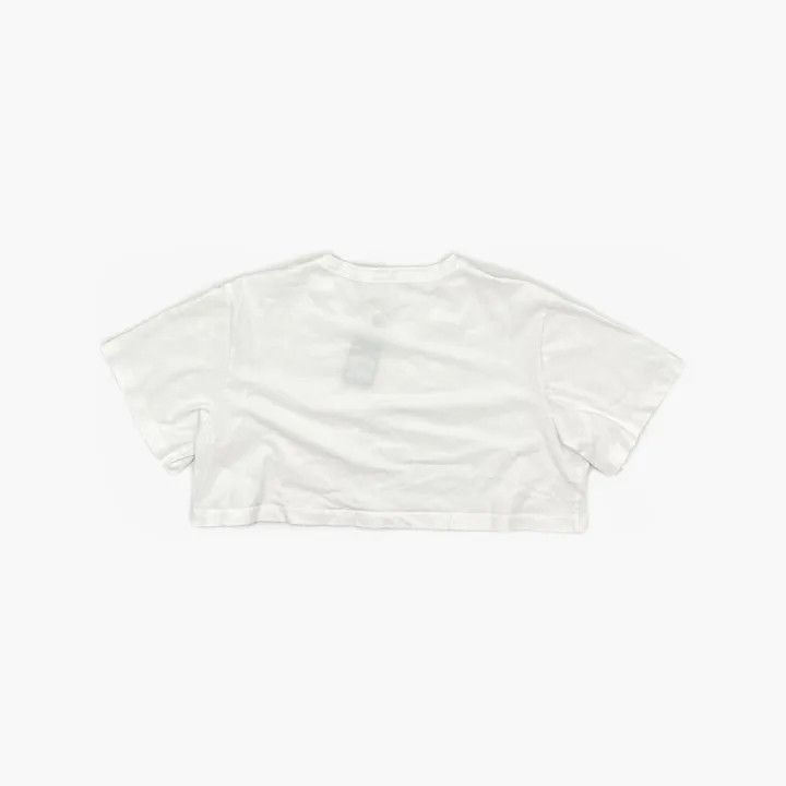 Alexander Wang Alexander Wang White Crop Short Sleeve T-Shirt 0079 Size M / US 6-8 / IT 42-44 - 3 Thumbnail