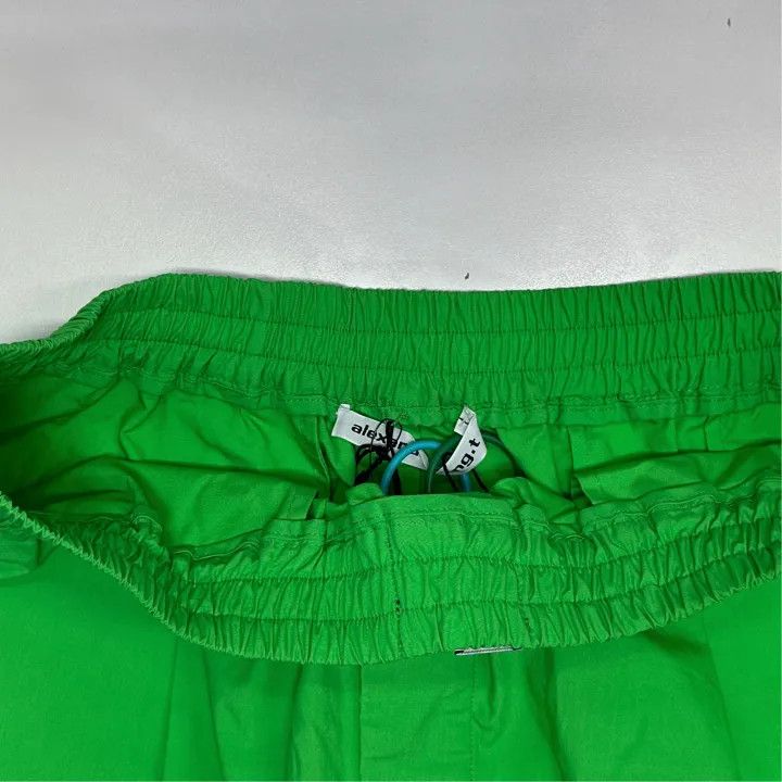 Alexander Wang Alexander Wang Green Relaxed Shorts for Women 0079 Size 23" - 5 Thumbnail