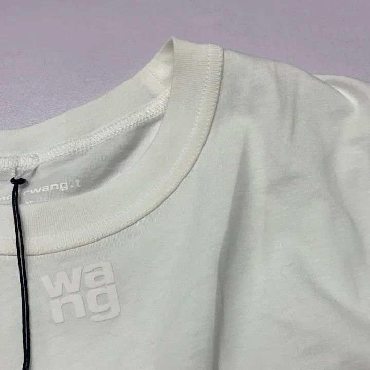 Alexander Wang Alexander Wang SS21 Logo Short Sleeve T-Shirt 0079 Size XS / US 0-2 / IT 36-38 - 7 Thumbnail