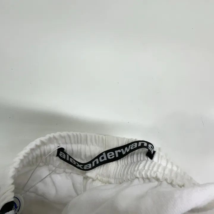 Alexander Wang Alexander Wang White Logo Side Joggers 0079 Size 22" - 4 Thumbnail