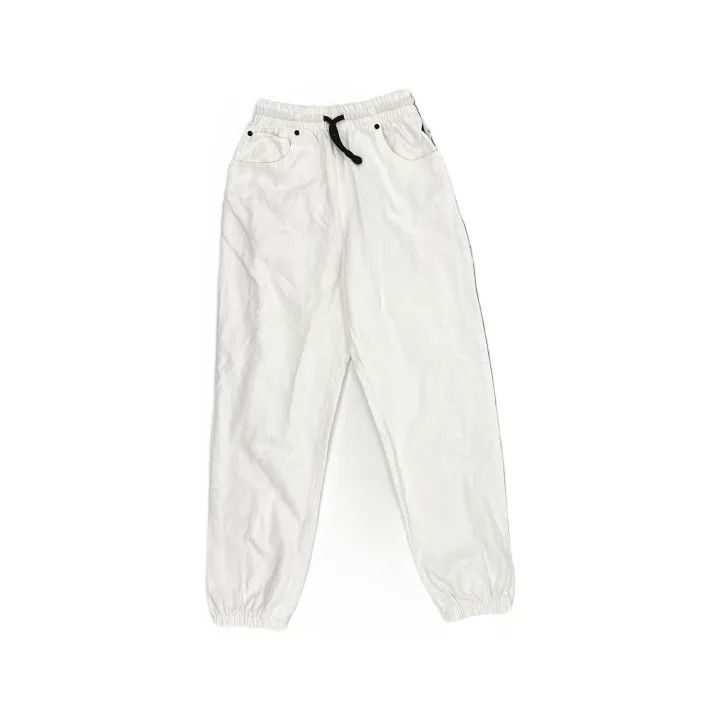 Alexander Wang Alexander Wang White Logo Side Joggers 0079 Size 22" - 2 Thumbnail