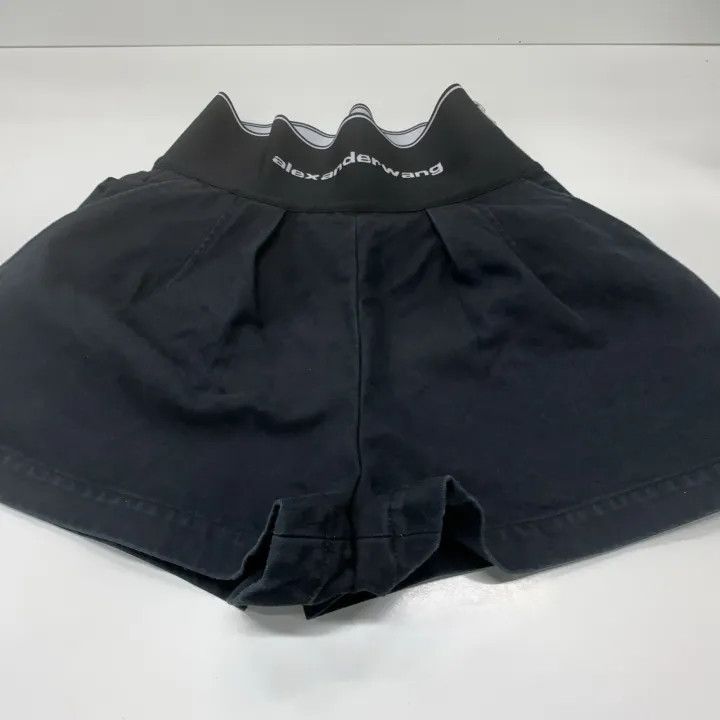 Alexander Wang Alexander Wang High-Waisted Logo Shorts for Women 0079 Size 24" / US 00 / IT 34 - 5 Thumbnail