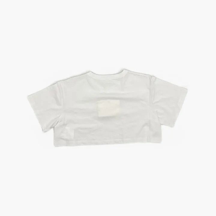 Alexander Wang Alexander Wang White Cropped Short Sleeve T-Shirt 0079 Size XS / US 0-2 / IT 36-38 - 3 Thumbnail