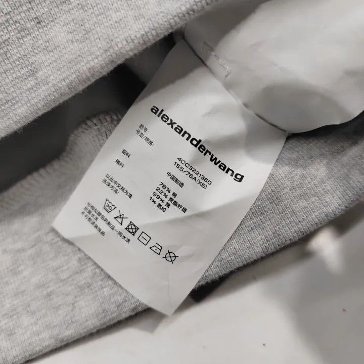 Alexander Wang Alexander Wang FW22 Logo Printed Long Sleeve Sweatshirt 0079 Size XS / US 0-2 / IT 36-38 - 4 Thumbnail