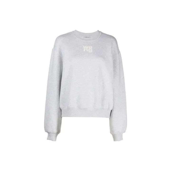 Alexander Wang Alexander Wang FW22 Logo Printed Long Sleeve Sweatshirt 0079 Size XS / US 0-2 / IT 36-38 - 2 Thumbnail