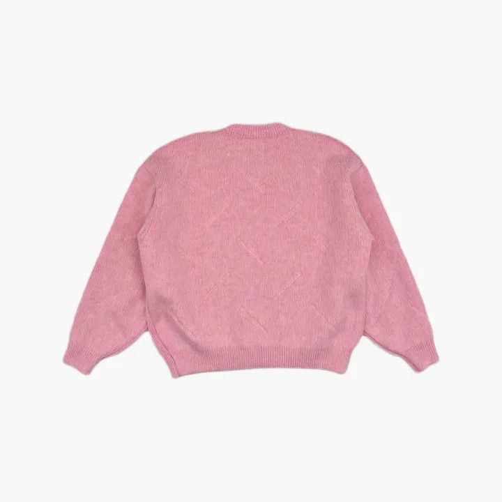 Alexander Wang Alexander Wang Pink Logo Knitted Sweater for Women 0079 Size S / US 4 / IT 40 - 3 Thumbnail