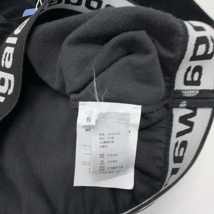 Alexander Wang Alexander Wang Women's Cropped Logo Hoodie 0079 Size S / US 4 / IT 40 - 5 Thumbnail