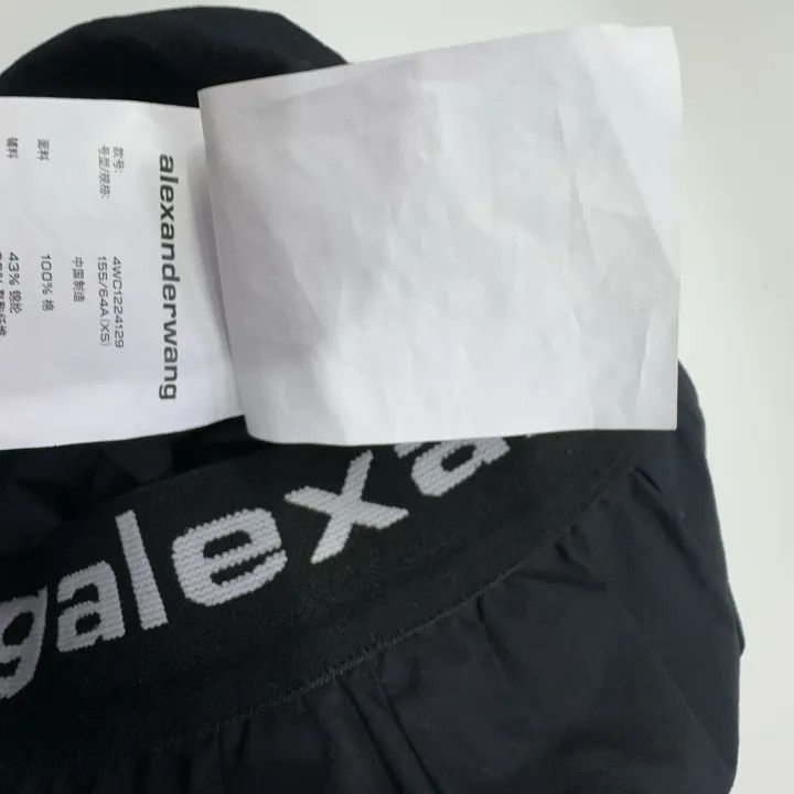 Alexander Wang Alexander Wang Black Casual Pants for Women 0079 Size 22" - 3 Thumbnail