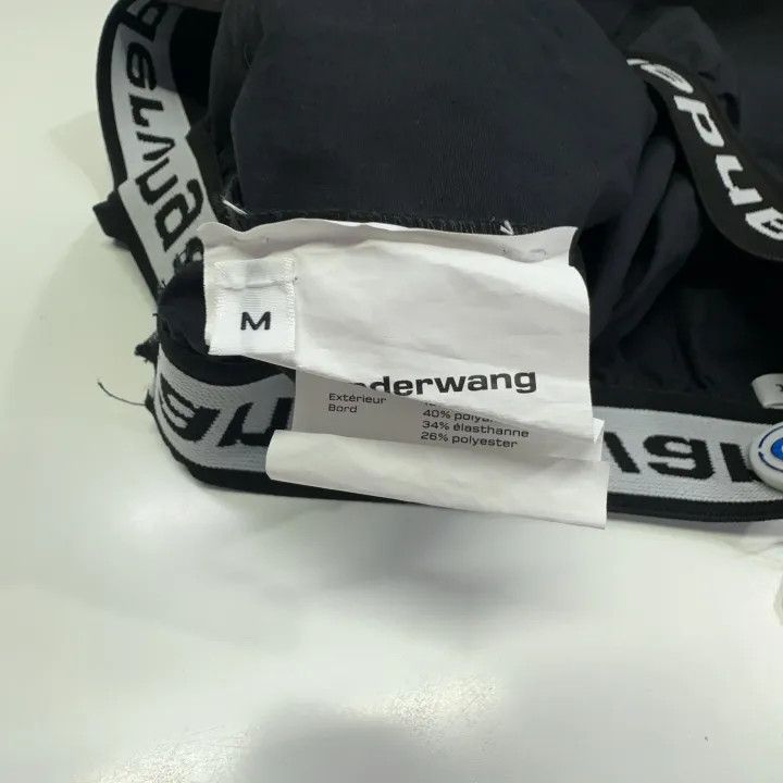 Alexander Wang Alexander Wang Logo Print Black Shorts 0079 Size 23" - 5 Thumbnail