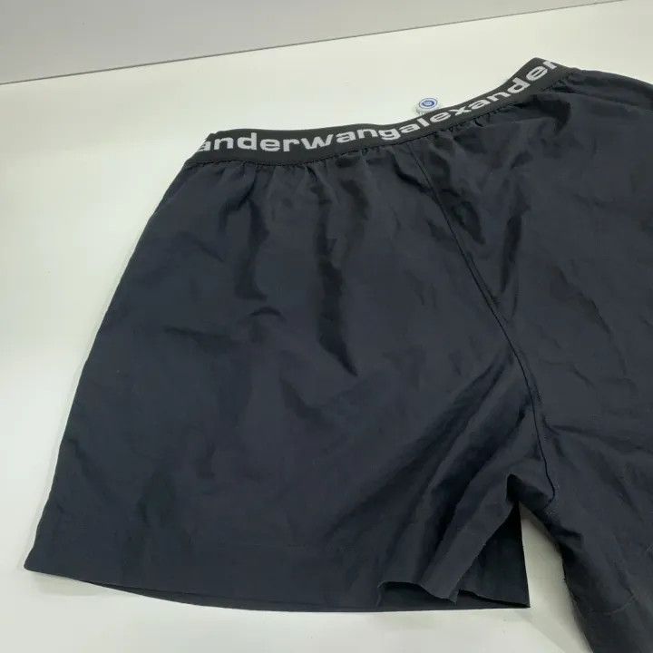 Alexander Wang Alexander Wang Logo Print Black Shorts 0079 Size 23" - 8 Thumbnail