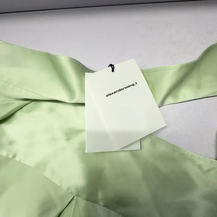 Alexander Wang Alexander Wang Mint Green Long Sleeve Shirt 0079 Size XS / US 0-2 / IT 36-38 - 4 Thumbnail