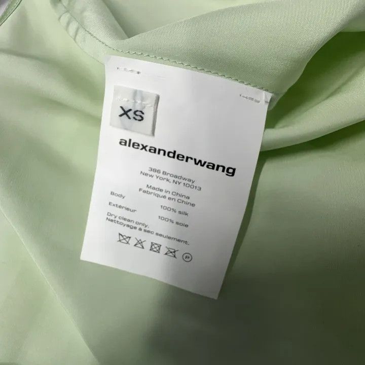 Alexander Wang Alexander Wang Mint Green Long Sleeve Shirt 0079 Size XS / US 0-2 / IT 36-38 - 5 Thumbnail