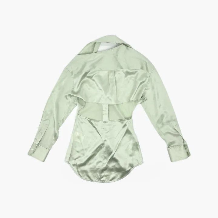 Alexander Wang Alexander Wang Mint Green Long Sleeve Shirt 0079 Size XS / US 0-2 / IT 36-38 - 3 Thumbnail
