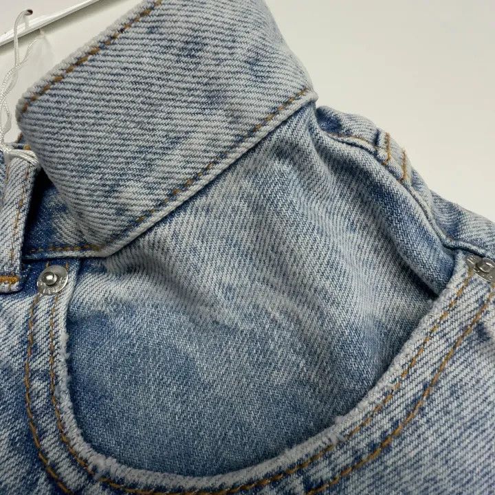 Alexander Wang Alexander Wang SS21 Ruffled Denim Shorts 0079 Size 26" / US 2 / IT 38 - 10 Thumbnail