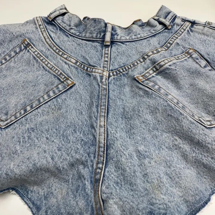Alexander Wang Alexander Wang SS21 Ruffled Denim Shorts 0079 Size 26" / US 2 / IT 38 - 5 Thumbnail