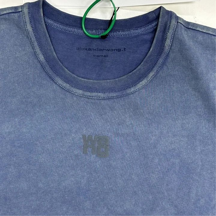 Alexander Wang Alexander Wang Logo Printed Short Sleeve T-Shirt 0079 Size XS / US 0-2 / IT 36-38 - 5 Thumbnail