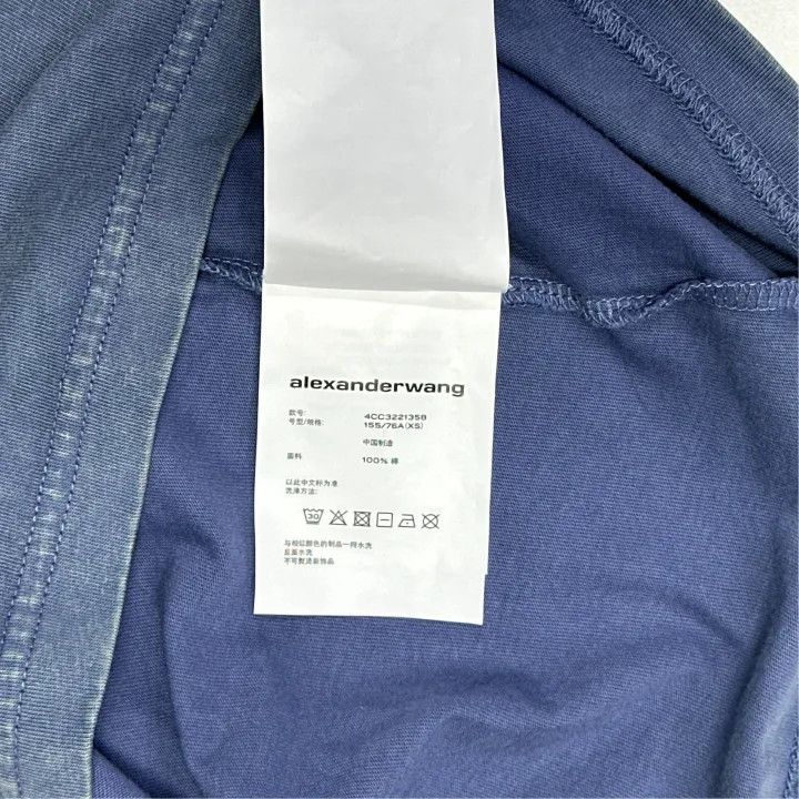 Alexander Wang Alexander Wang Logo Printed Short Sleeve T-Shirt 0079 Size XS / US 0-2 / IT 36-38 - 4 Thumbnail