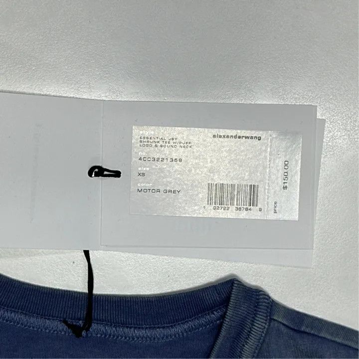 Alexander Wang Alexander Wang Logo Printed Short Sleeve T-Shirt 0079 Size XS / US 0-2 / IT 36-38 - 3 Thumbnail