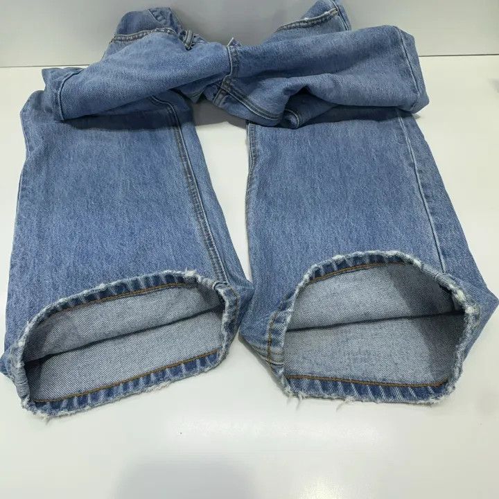 Alexander Wang Alexander Wang Asymmetric Flare High-Waisted Jeans 0079 Size 26" / US 2 / IT 38 - 10 Thumbnail