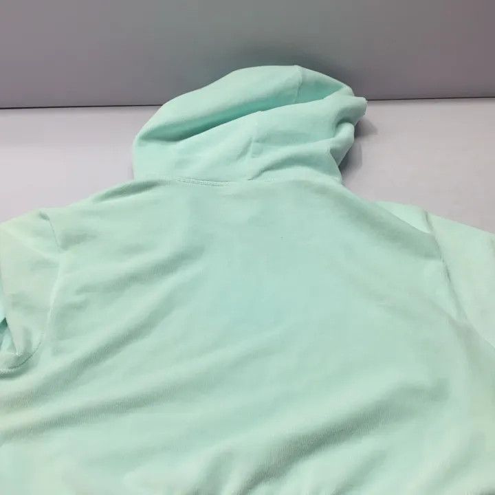 Alexander Wang Alexander Wang Blue Cropped Hooded Tee 0079 Size L / US 10 / IT 46 - 4 Thumbnail