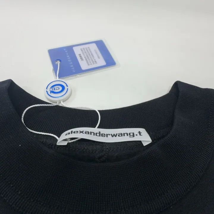 Alexander Wang Alexander Wang Black Logo Embroidered Sweatshirt 0079 Size S / US 4 / IT 40 - 4 Thumbnail