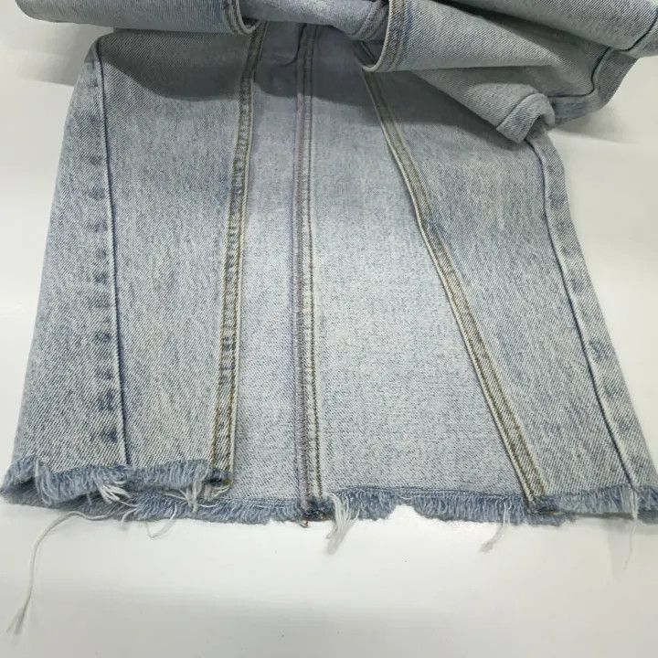 Alexander Wang Alexander Wang Blue High-Slit Denim Skirt 0079 Size 24" / US 00 / IT 34 - 7 Thumbnail