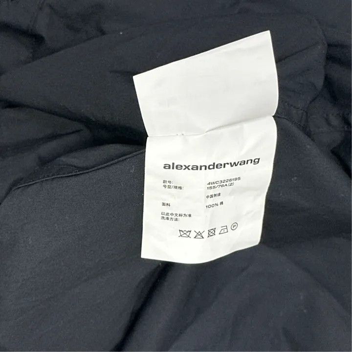 Alexander Wang Alexander Wang Black Off-Shoulder Cotton Dress 0079 Size XS / US 0-2 / IT 36-38 - 4 Thumbnail