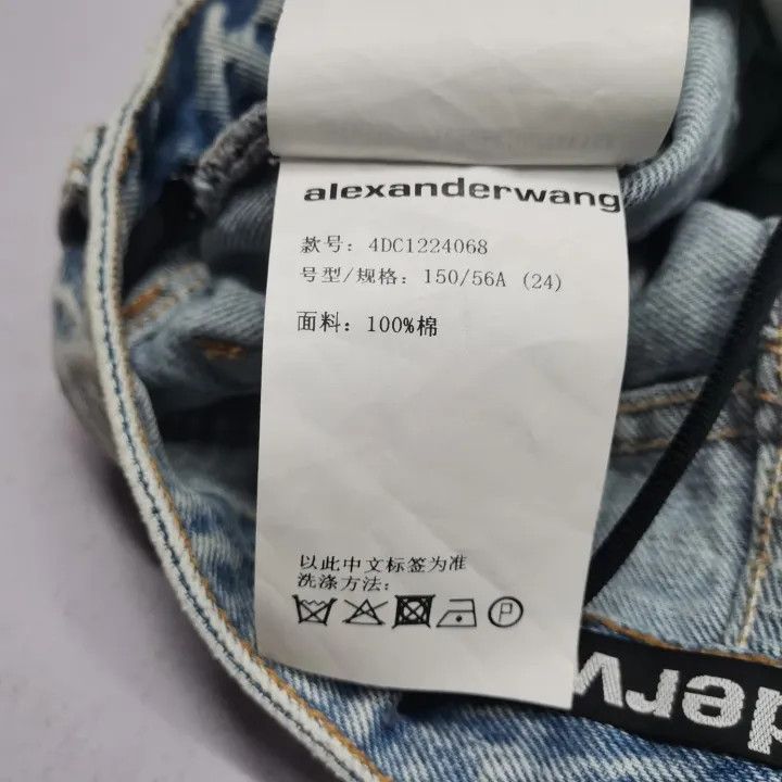 Alexander Wang Alexander Wang SS22 Distressed Denim Hotpants 0079 Size 24" / US 00 / IT 34 - 4 Thumbnail