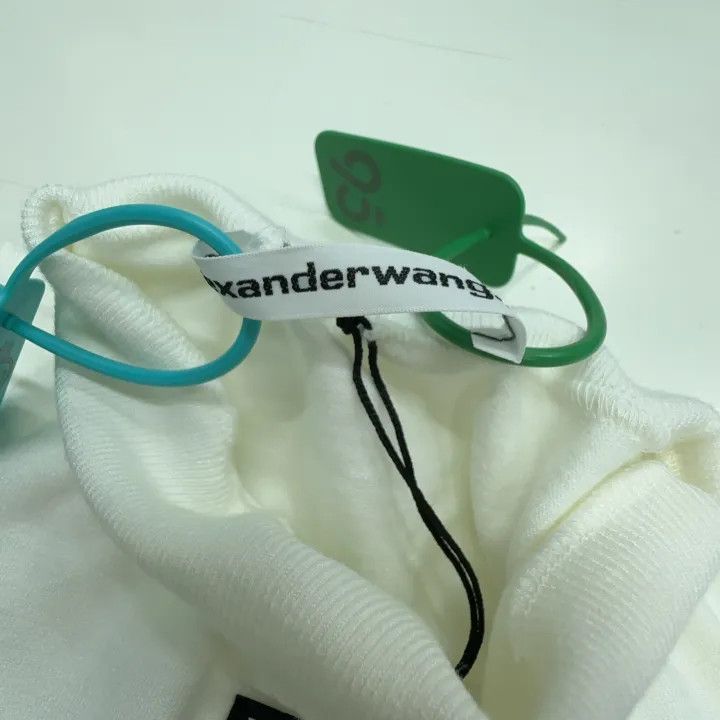 Alexander Wang Alexander Wang Logo Print High Neck Short Sleeve Top 0079 Size S / US 4 / IT 40 - 2 Thumbnail