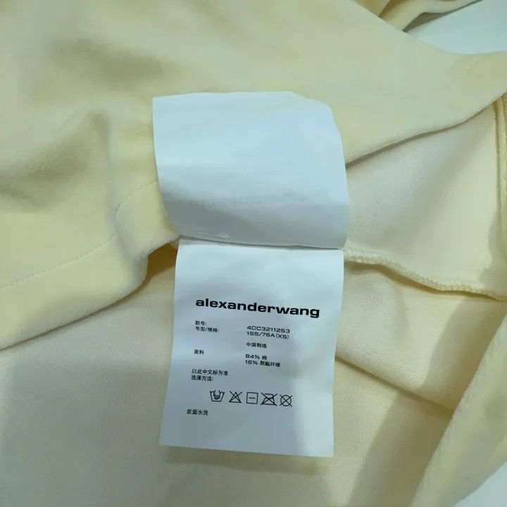 Alexander Wang Alexander Wang Logo Crewneck T-Shirt for Women 0079 Size XS / US 0-2 / IT 36-38 - 7 Thumbnail